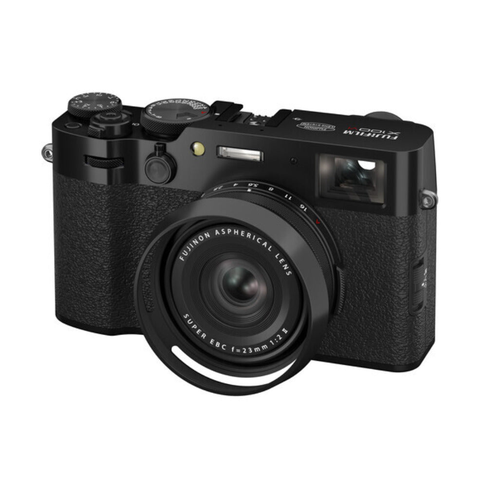 Fujifilm X100VI Mirrorless Digital Camera with 23mm f/2 Fixed Lens (Black)