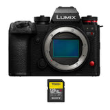 Panasonic Lumix S1 IIE Mirrorless Camera with 24.1MP CMOS Sensor Bundle