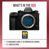 Panasonic Lumix S1 IIE Mirrorless Camera with 24.1MP CMOS Sensor Bundle