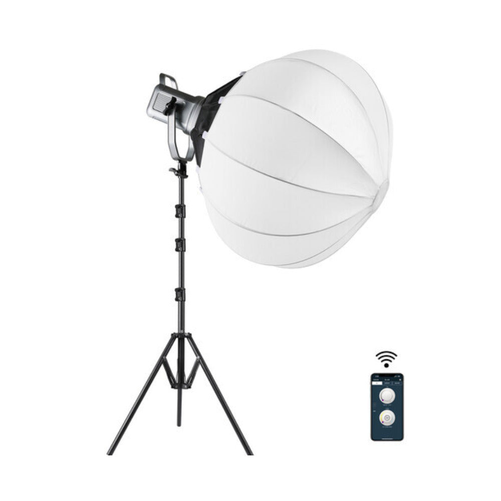 GVM PR150D Bi-Color LED Video Light Kit with Lantern Softbox