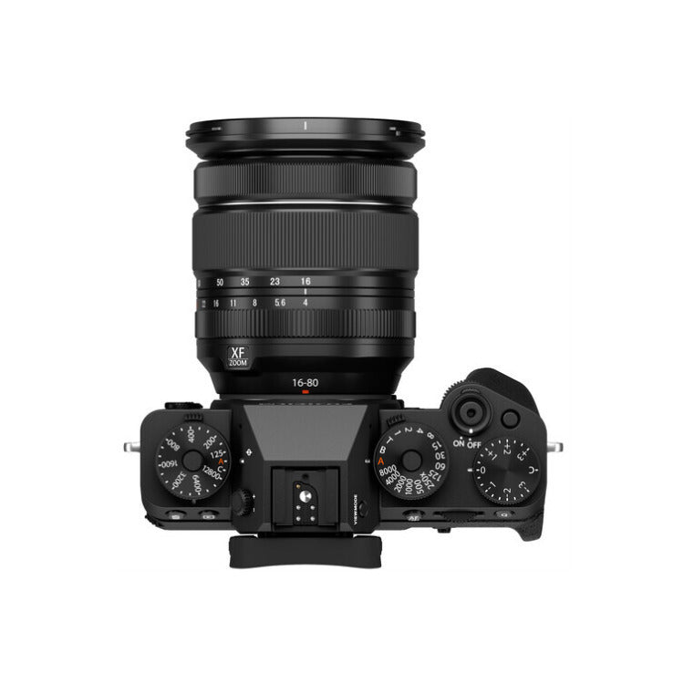 Fujifilm X-T5 40MP APS-C Sensor Mirrorless Camera with 16-80mm f/4 Lens (Black)
