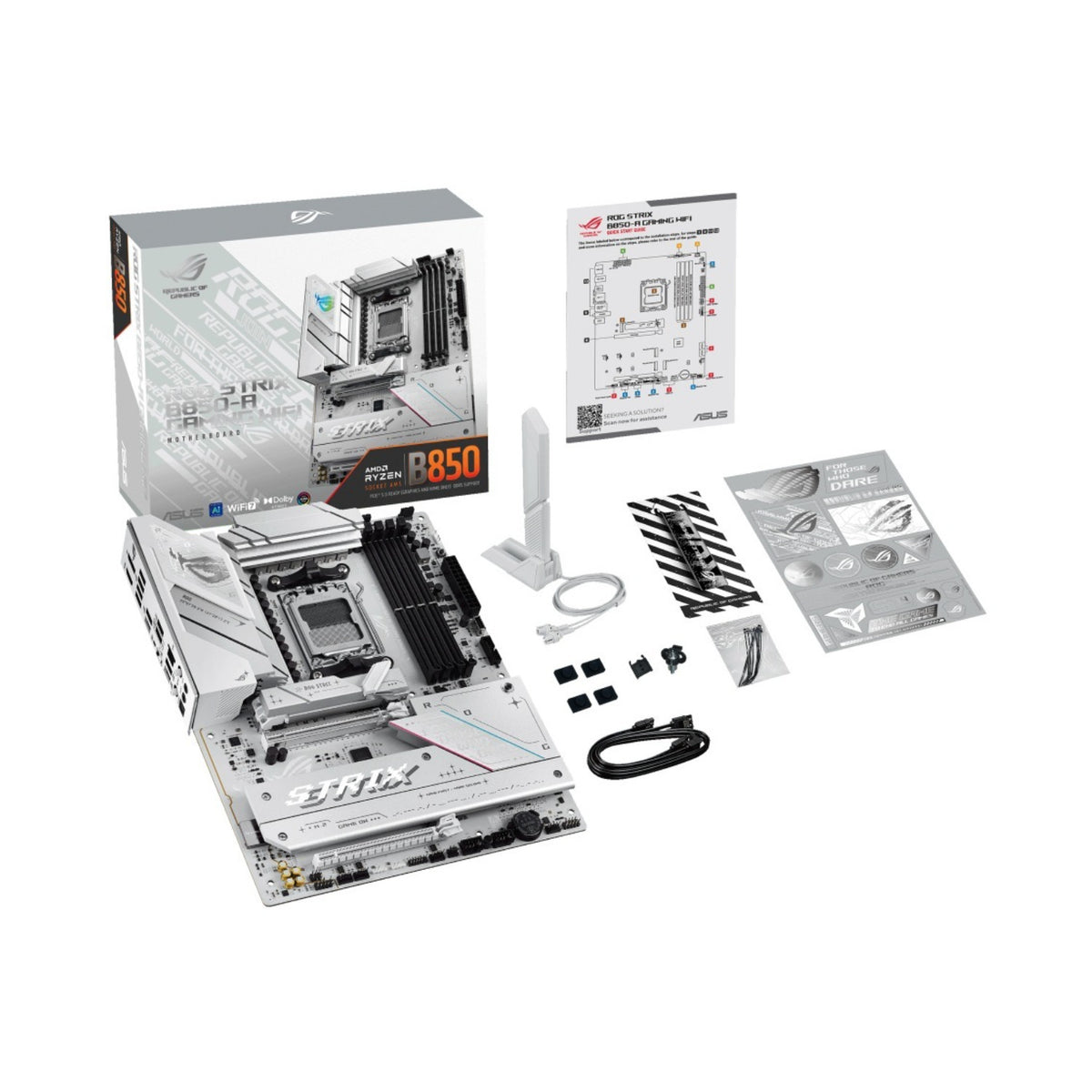 ASUS ROG Strix B850-A Gaming Wi-Fi AMD ATX Motherboard, Socket AM5