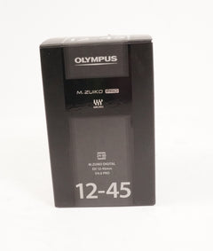 OM System M.Zuiko Digital ED 12-45mm F4.0 PRO Compact Weather-Sealed Zoom Lens (Used)