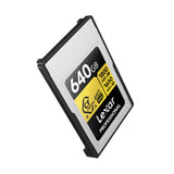 Lexar 640GB Professional GOLD CFexpress 4.0 Type A Memory Card