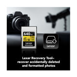 Lexar 640GB Professional GOLD CFexpress 4.0 Type A Memory Card