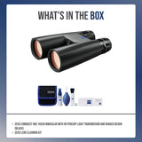 Zeiss CONQUEST HDX 10x56 Binocular with Lens Cleaning Kit (Black)