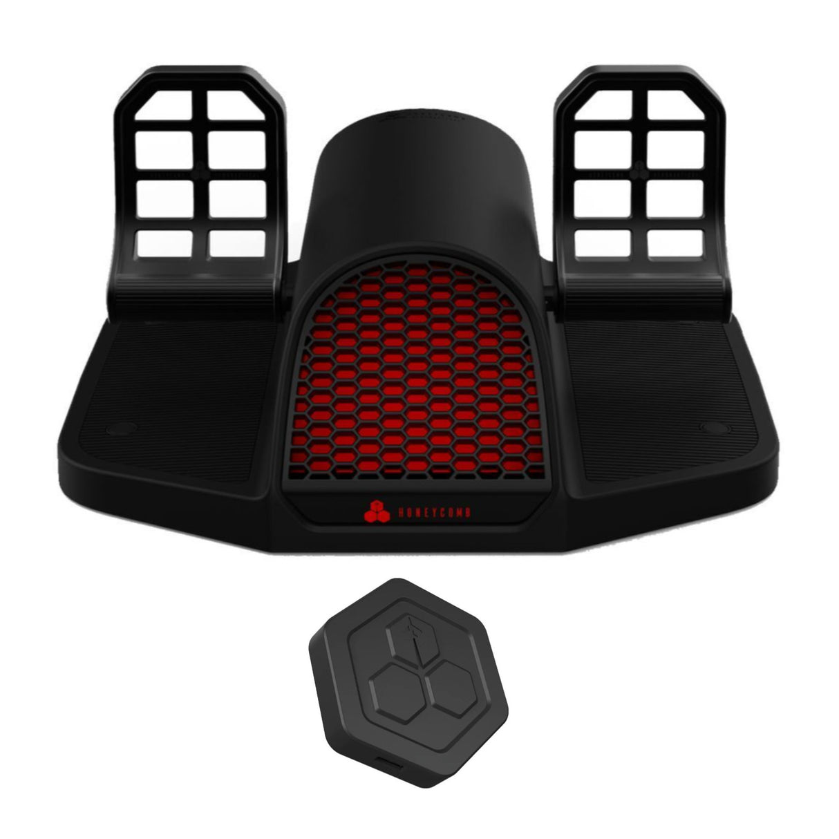Honeycomb Aeronautical Charlie Rudder Pedals Bundle with Xbox Hub