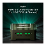 Sony Z-Series NP-FZ100 7.2V 2,280mAh Rechargeable Battery (4-Pack) Bundle