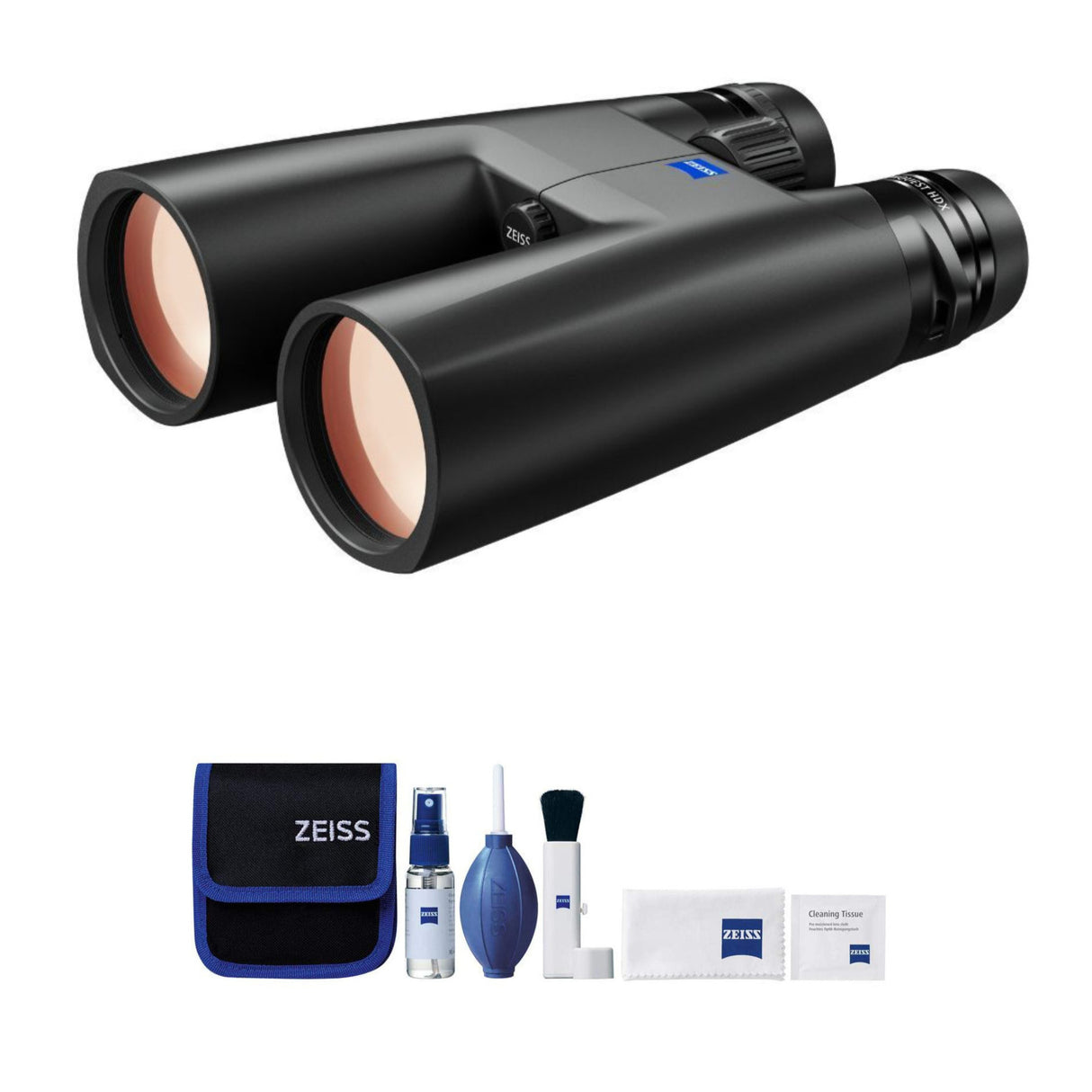 Zeiss CONQUEST HDX 15x56 Binocular with Lens Cleaning Kit (Black)