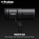 Profoto B30 Monolight Battery-Powered Flash Bundle with Zoom Rod Softbox Kit