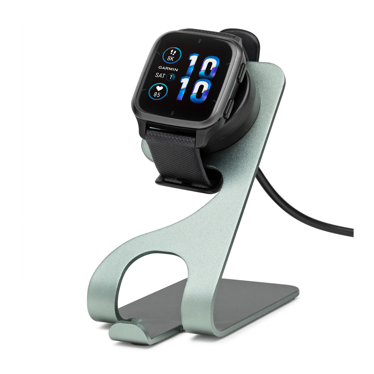 Garmin Vivoactive 6 Slate with Black Band GPS Smartwatch and Charger Bundle