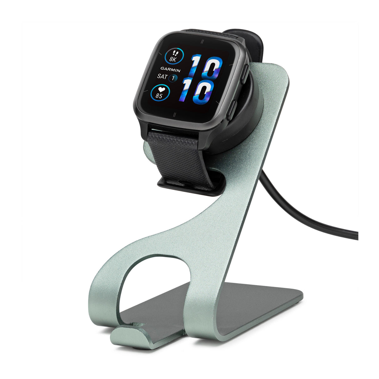 Garmin Vivoactive 6 Slate with Black Band GPS Smartwatch and Charger Bundle