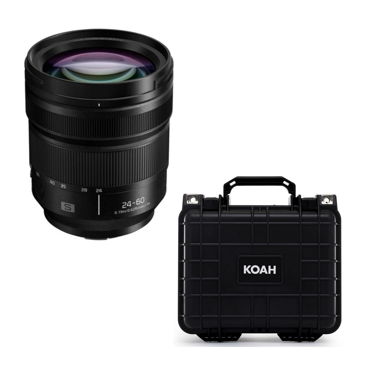 Panasonic LUMIX S Series 24-60mm F2.8 L-Mount Lens Bundle with Case