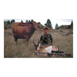 Montana Big Red Moo Cow Decoy with Large Cover Shield and See-Through Mesh