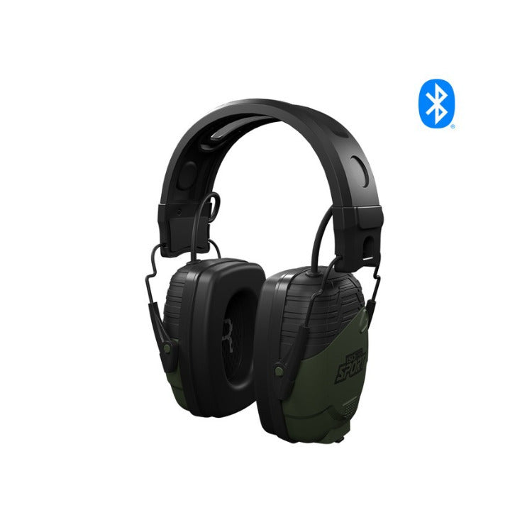 DEFY Tactical Earmuffs with Bluetooth, 25 NRR, OD Green