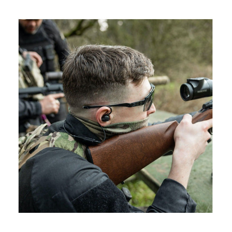 ADVANCE BT 2.0 Tactical Earbuds with Bluetooth, 26 NRR, OD Green & Black