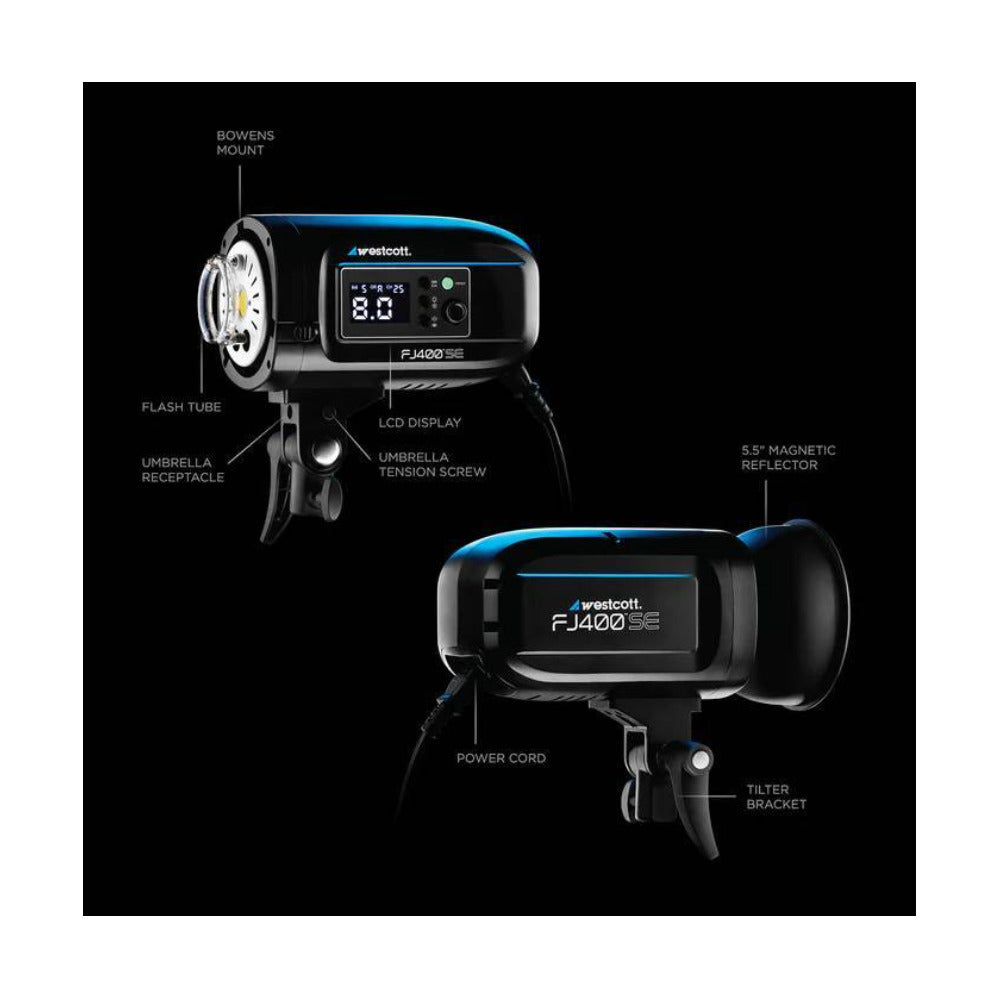Westcott FJ400-SE Studio Strobe 400Ws with Fast Recycle Time