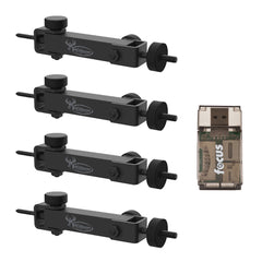 Wildgame Innovations Eco Mount (4-Pack) Bundle with Card Reader (5 Items)