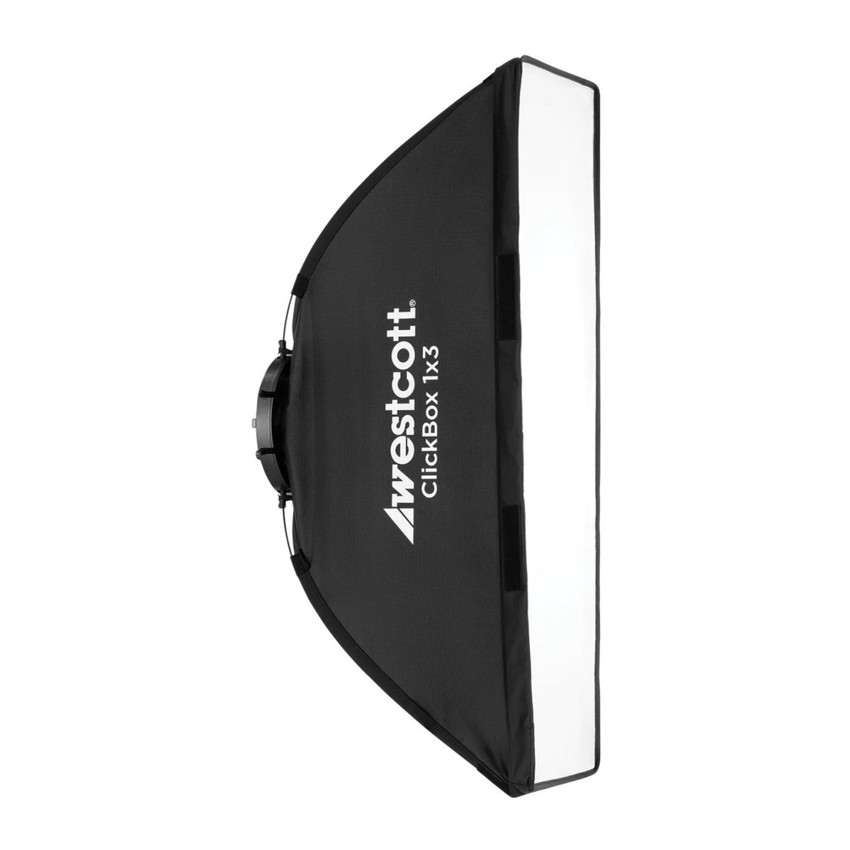 Westcott ClickBox 1x3 Softbox (Bowens) - Removable Diffuser, Silver Interior