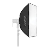 Westcott ClickBox 2x3 Softbox (Bowens) - Removable Diffuser, Silver Interior