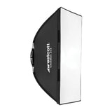 Westcott ClickBox 2x3 Softbox (Bowens) - Removable Diffuser, Silver Interior