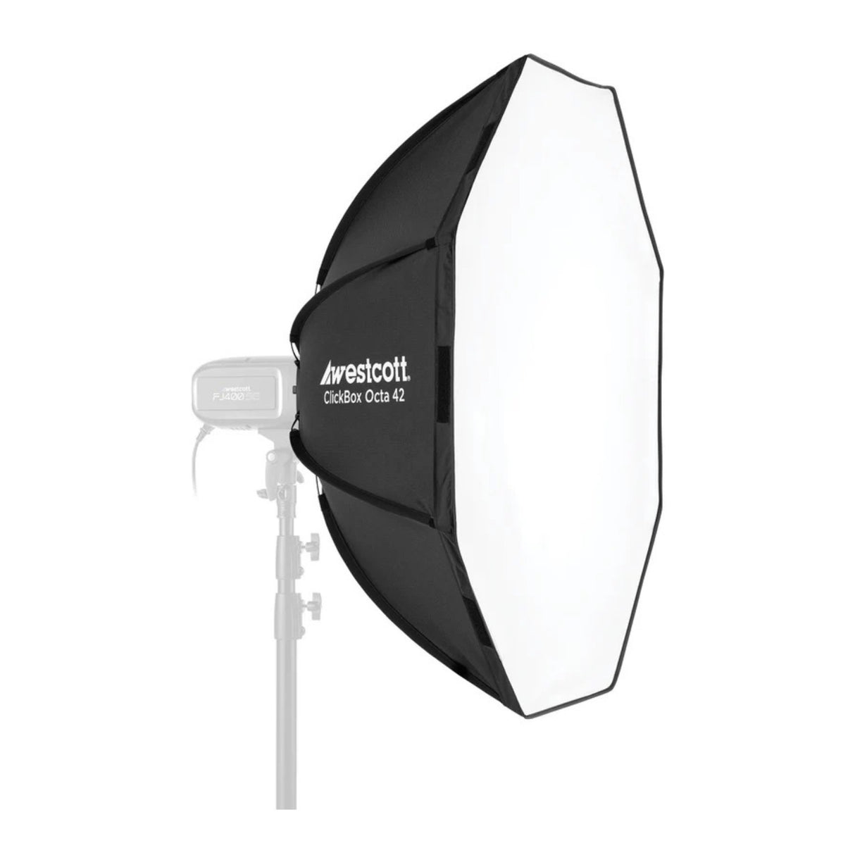 Westcott ClickBox Octa 42 Softbox - Removable Diffuser, Silver Interior