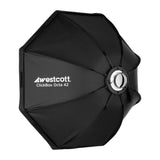 Westcott ClickBox Octa 42 Softbox - Removable Diffuser, Silver Interior