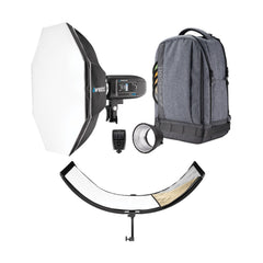Westcott FJ400 Strobe 1-Light Backpack Kit with FJ-X3 M Trigger Bundle