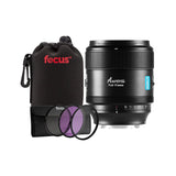 Sirui Aurora 85mm f/1.4 Full Frame Lens (Sony E) Bundle with Accessories