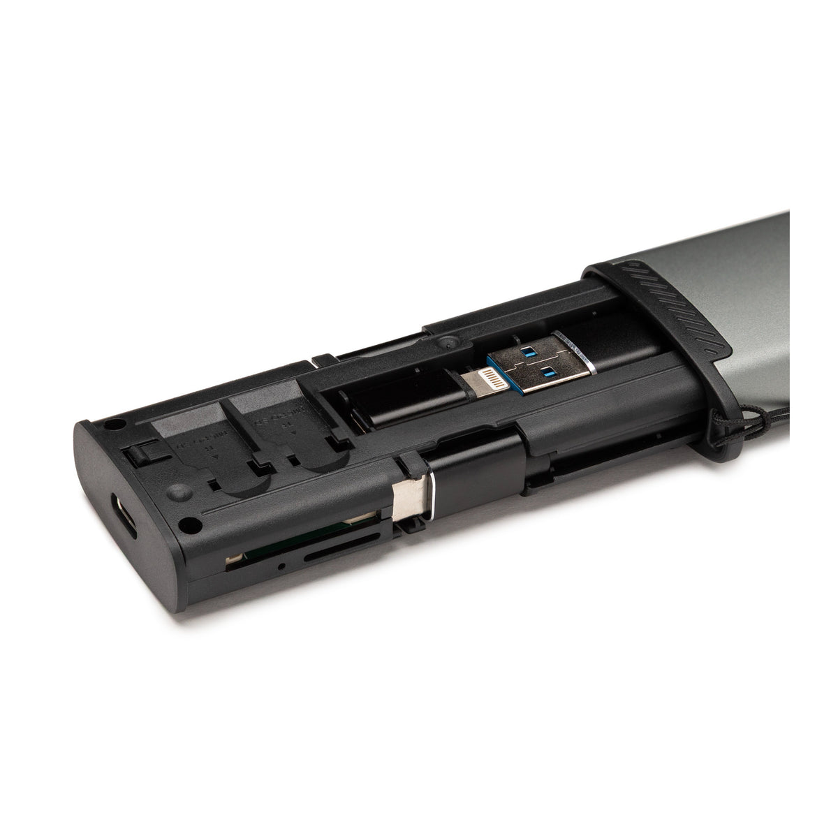 Koah Multi-Port Card Reader and Storage Case with SIM Eject Tool (Open Box)