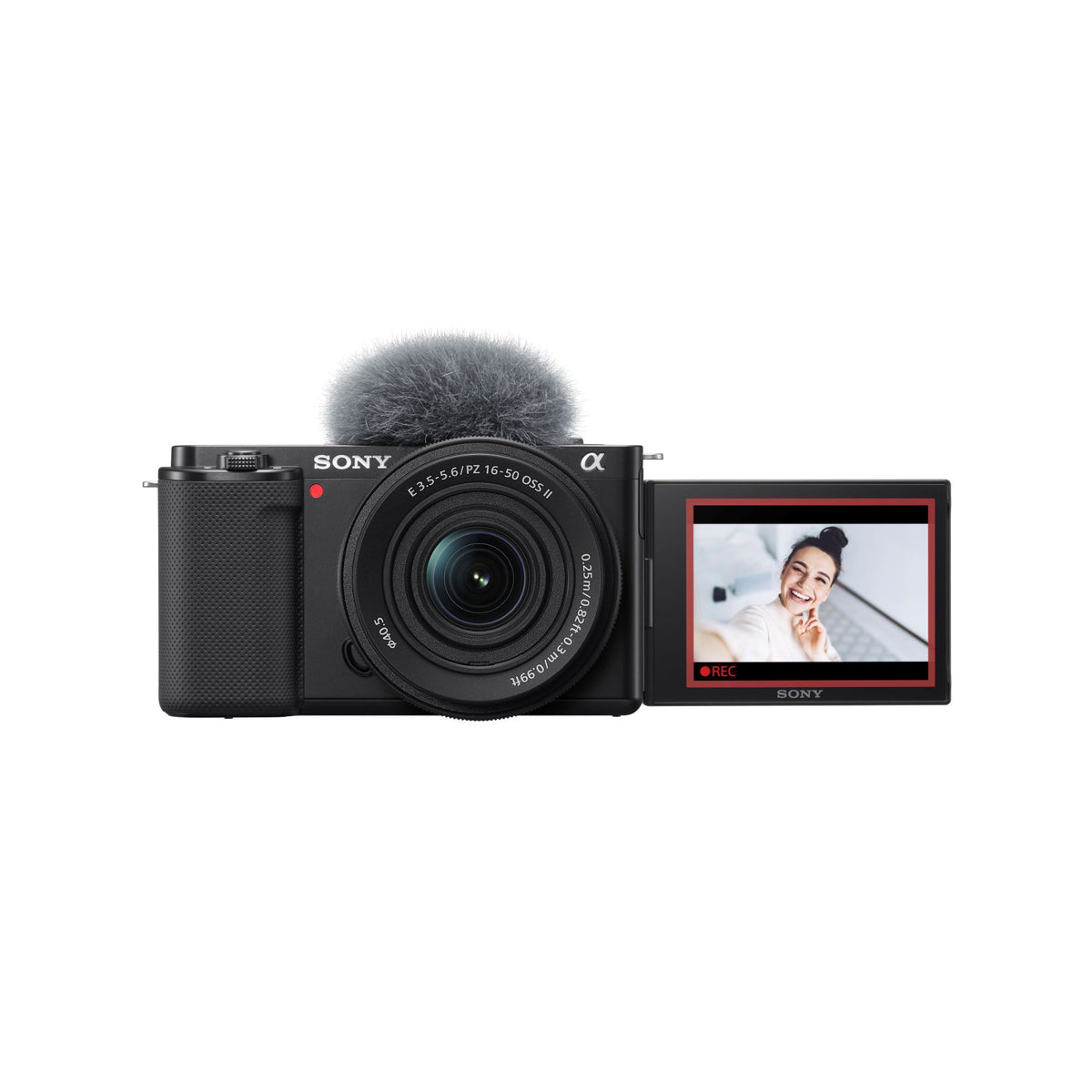 Sony ZV-E10 Mirrorless Camera with E PZ 16-50mm F3.5-5.6 OSS II Lens (Black) (Open Box)