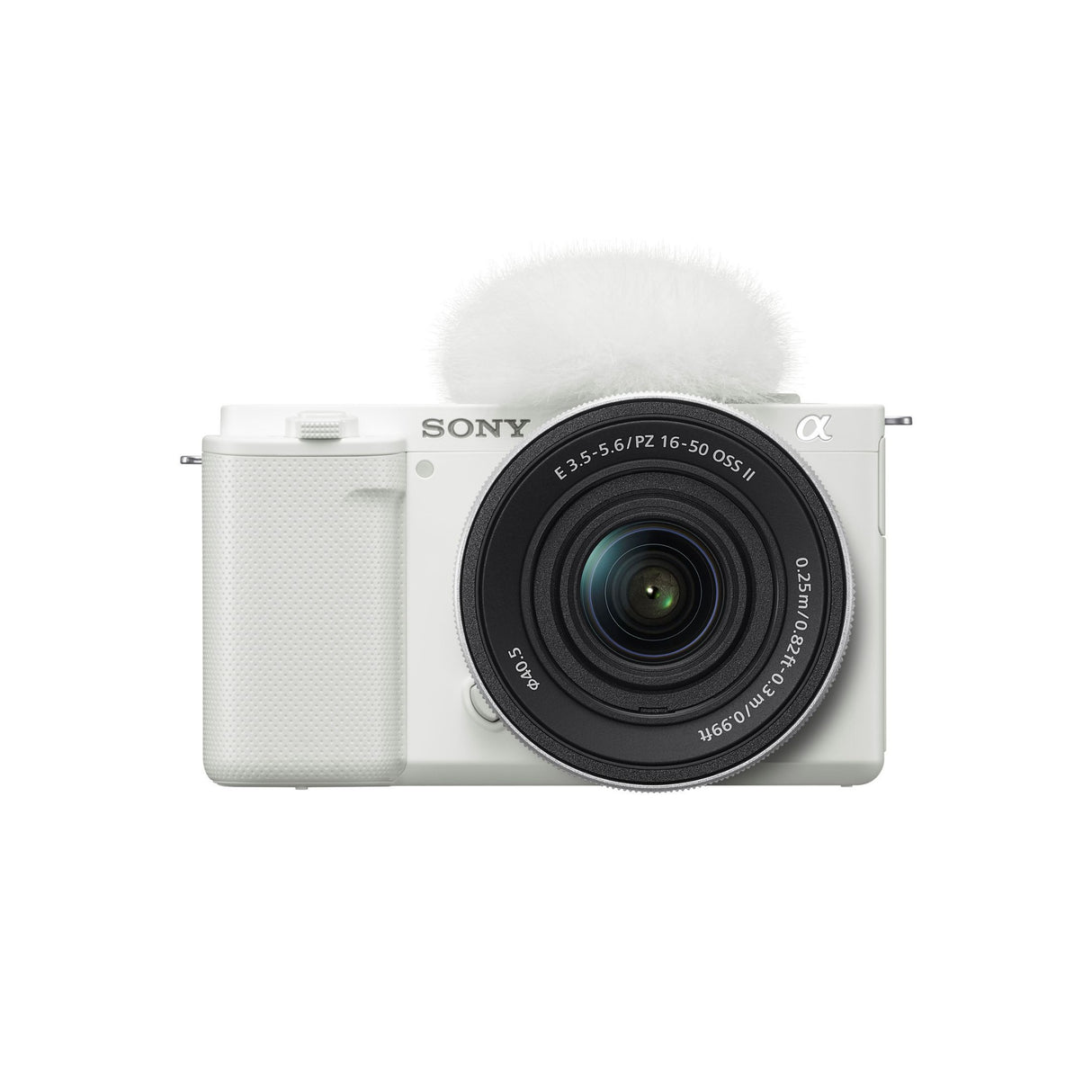 Sony ZV-E10 Mirrorless Camera with E PZ 16-50mm F3.5-5.6 OSS II Lens (White)