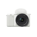 Sony ZV-E10 Mirrorless Camera with E PZ 16-50mm F3.5-5.6 OSS II Lens (White)