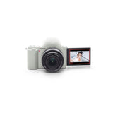 Sony ZV-E10 Mirrorless Camera with E PZ 16-50mm F3.5-5.6 OSS II Lens (White)