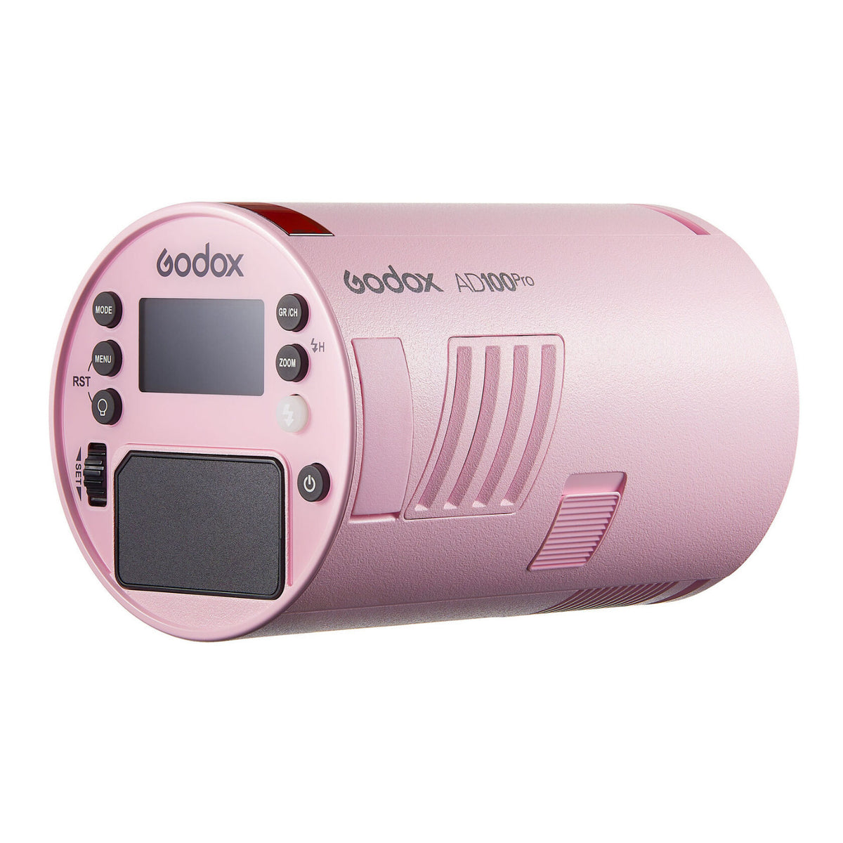 Godox AD100Pro Pocket Flash - 100Ws Speedlight with Wireless Control (Pink)