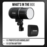 Profoto B20 Monolight Bundle with Extra Battery