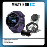 Garmin Forerunner 570 47mm GPS Running Smartwatch Bundle (Indigo)