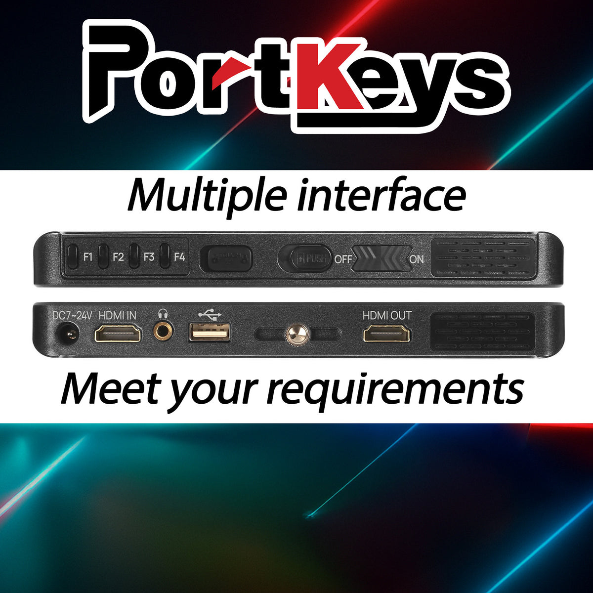 PORTKEYS LH7P 7-Inch High-Bright Touchscreen Monitor Bundle