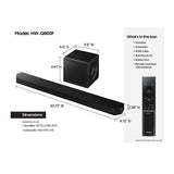 Samsung Q800F 5.1.2ch Q Series Soundbar and Subwoofer