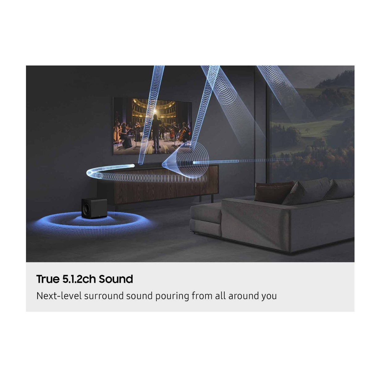 Samsung Q800F 5.1.2ch Q Series Soundbar and Subwoofer