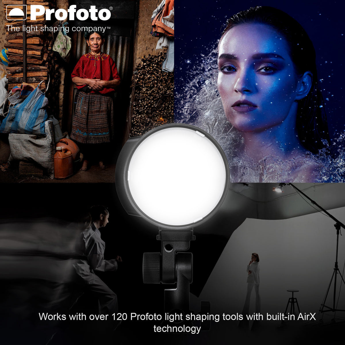 Profoto B30 Monolight Bundle with Softbox, Softgrid and Battery
