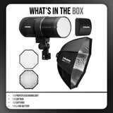 Profoto B30 Monolight Bundle with Softbox, Softgrid and Battery