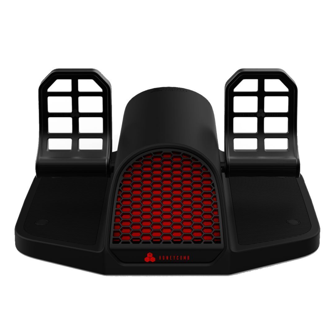 Honeycomb Aeronautical Charlie Rudder Pedals with Bravo Throttle Quadrant Bundle