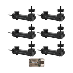 Stealth Cam Eco Mount Rugged Steel Tube (Black, 6-Pack) and Card Reader Bundle