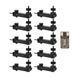 Stealth Cam Eco Mount Rugged Steel Tube (Black, 10-Pack) and Card Reader Bundle