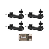 Stealth Cam Eco Mount Rugged Steel Tube (Black, 4-Pack) and Card Reader Bundle