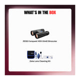 Zeiss CONQUEST HDX 10x42 Binocular Bundle with Lens Cleaning Kit (Black)