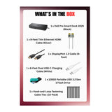 Dell Pro Smart Dock SD25 130W Power Delivery (Black) Bundle with Acessories