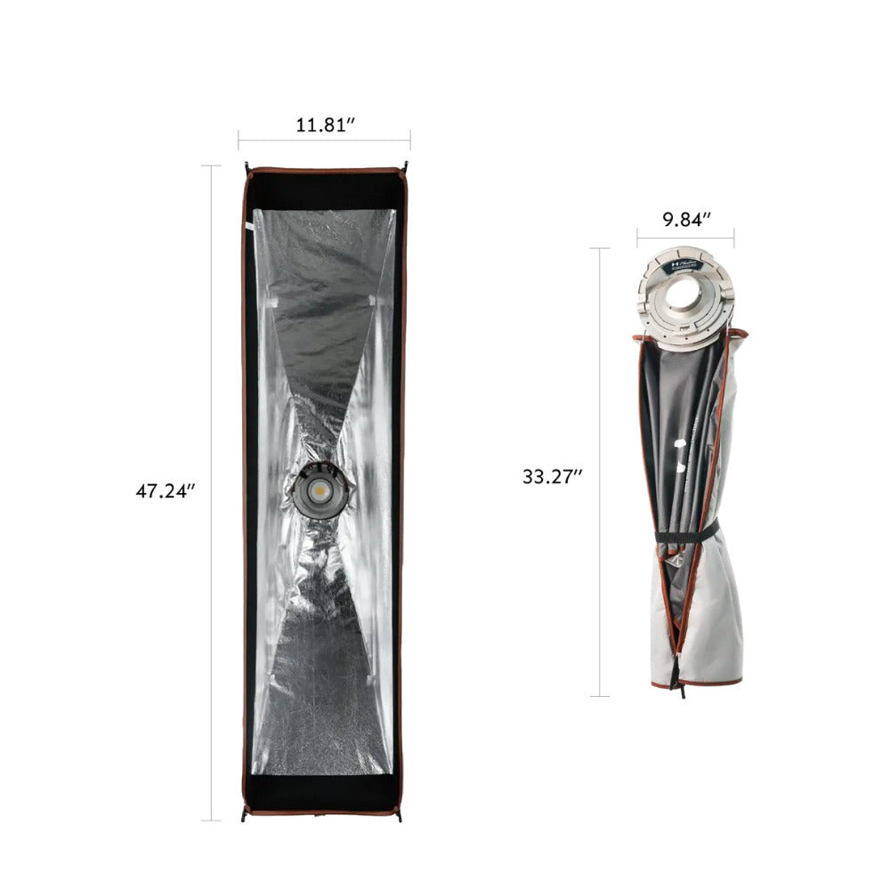 Harlowe Quick Release Softbox 1x4ft (30x120) with Interchangeable Bowens