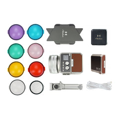 Harlowe Mini Max Bi-Color LED Monolight Creator Kit (Brown Faux Leather) (Open Box)